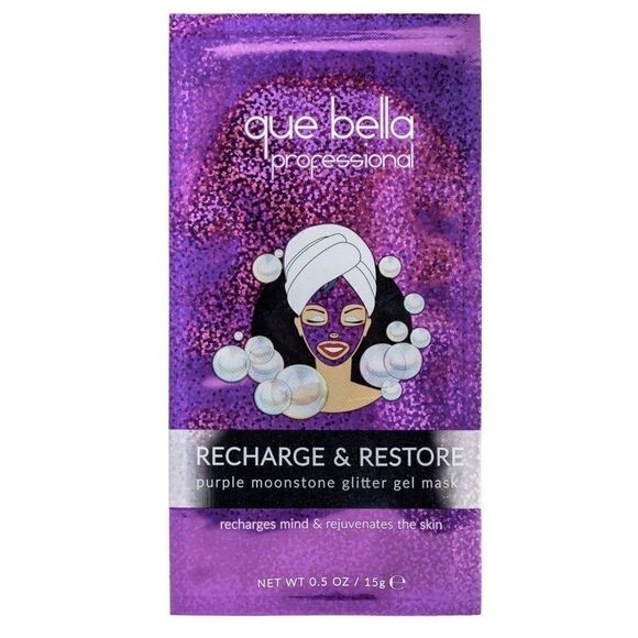 Que Bella Professional Other - Que Bella Professional Recharge and Restore Glitter Gel Mask - 0.5oz